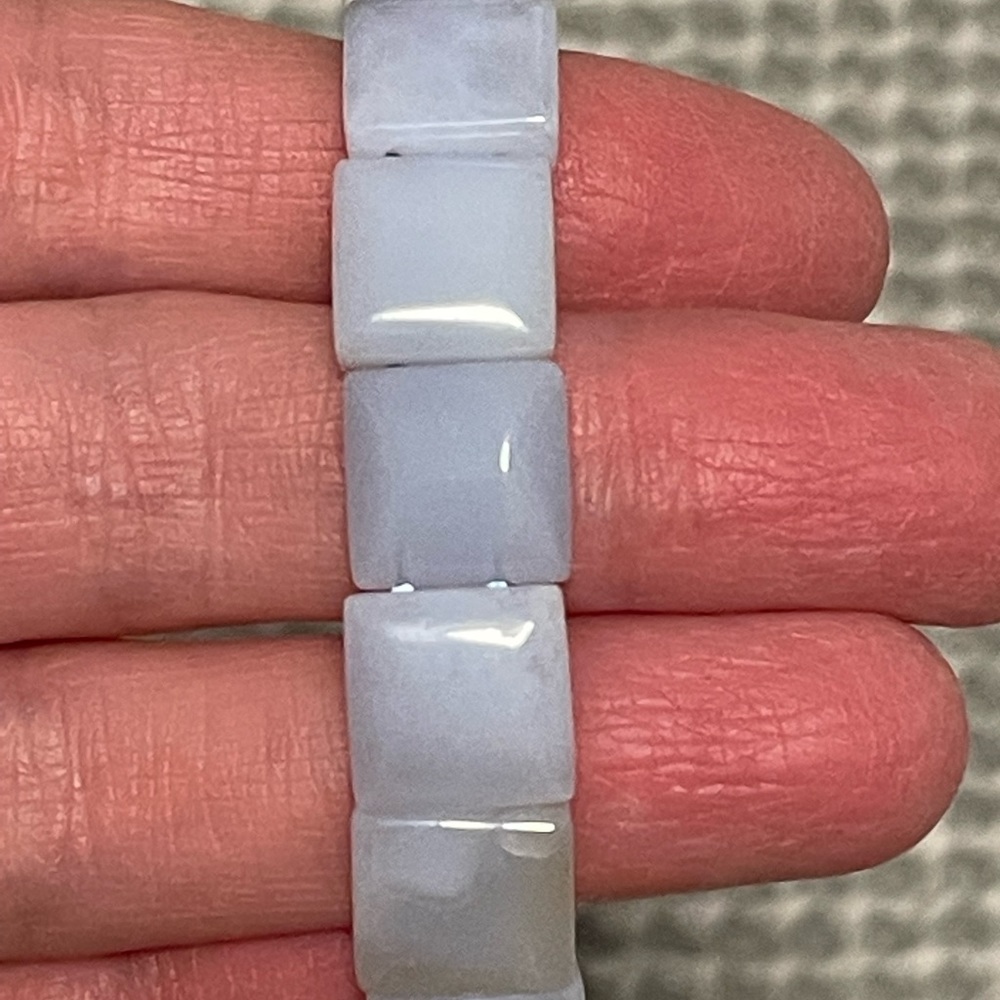 Blue Chalcedony Bracelet - Picture 3 of 4